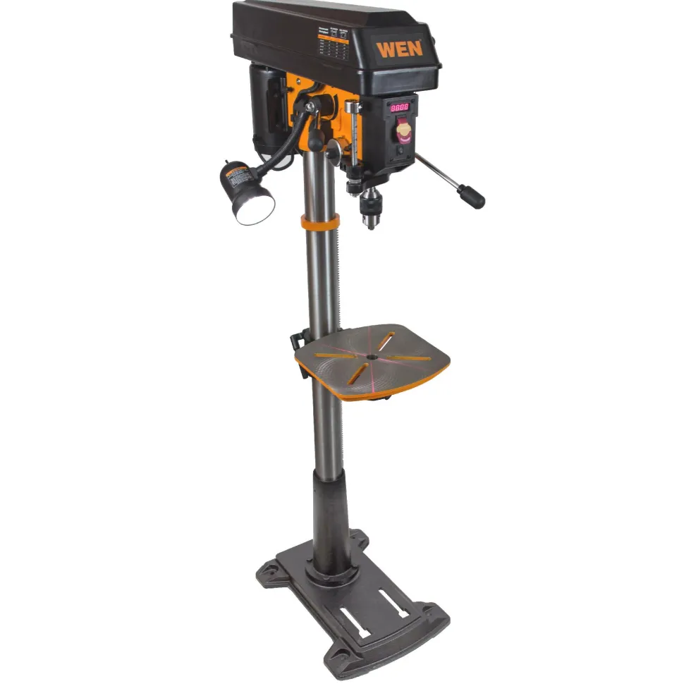 WEN 4225T 8.6-Amp 15-Inch Variable Speed Floor Standing Drill Press