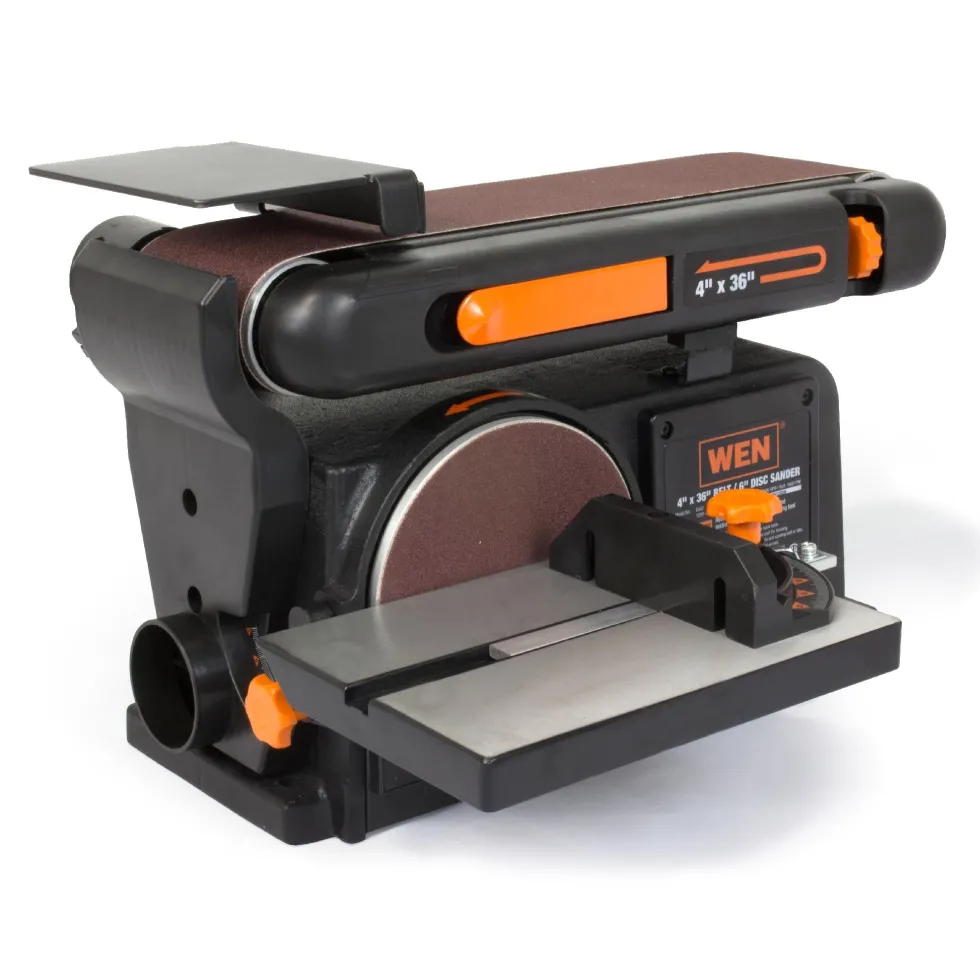 WEN 6502T 4.3-Amp 4 x 36 in. Belt and 6 in. Disc Sander with Cast Iron Base