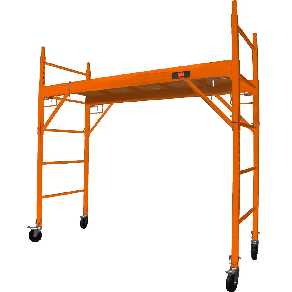 WEN 31110T Baker-Style 6.25 ft. Multi-Purpose 1000-Pound-Capacity Rolling Steel Scaffolding