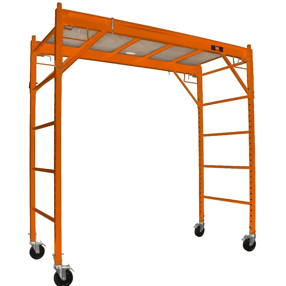 WEN 31110T Baker-Style 6.25 ft. Multi-Purpose 1000-Pound-Capacity Rolling Steel Scaffolding