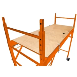 WEN 31110T Baker-Style 6.25 ft. Multi-Purpose 1000-Pound-Capacity Rolling Steel Scaffolding