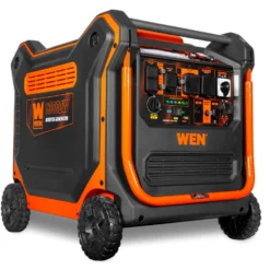 WEN TF1300iX 13,000-Watt 120V/240V Tri-Fuel Inverter Generator with Quiet 550cc Engine, Electric Start, Wheel Kit, and CO Watchdog, Gas, Propane, and Natural Gas Powered