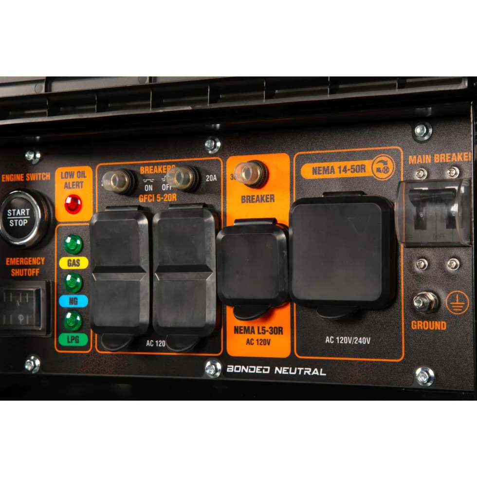 WEN TF1500XR 15,000-Watt Weatherproof Portable Generator for Home Backup, 120V/240V, Tri-Fuel with Cyclone Shield Weatherproofing Technology, 550cc Engine, Remote Electric Start, Wheel Kit, and CO Watchdog, Gas, Propane, and Natural Gas Powered