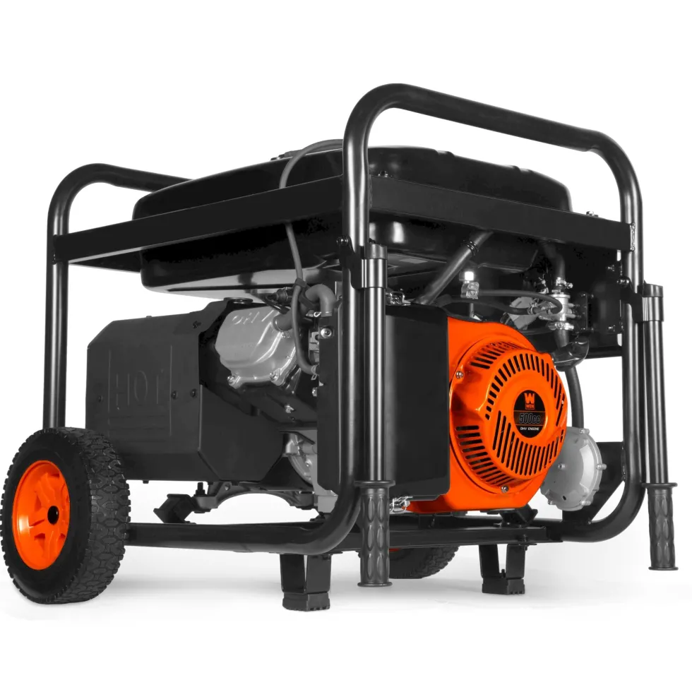 WEN TF1450X 14,500-Watt 120V/240V Tri-Fuel Generator for Gas, Propane, and Natural Gas, Transfer-Switch Ready with Electric Start, Wheel Kit, and CO Watchdog