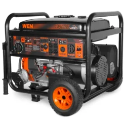 WEN TF1450X 14,500-Watt 120V/240V Tri-Fuel Generator for Gas, Propane, and Natural Gas, Transfer-Switch Ready with Electric Start, Wheel Kit, and CO Watchdog