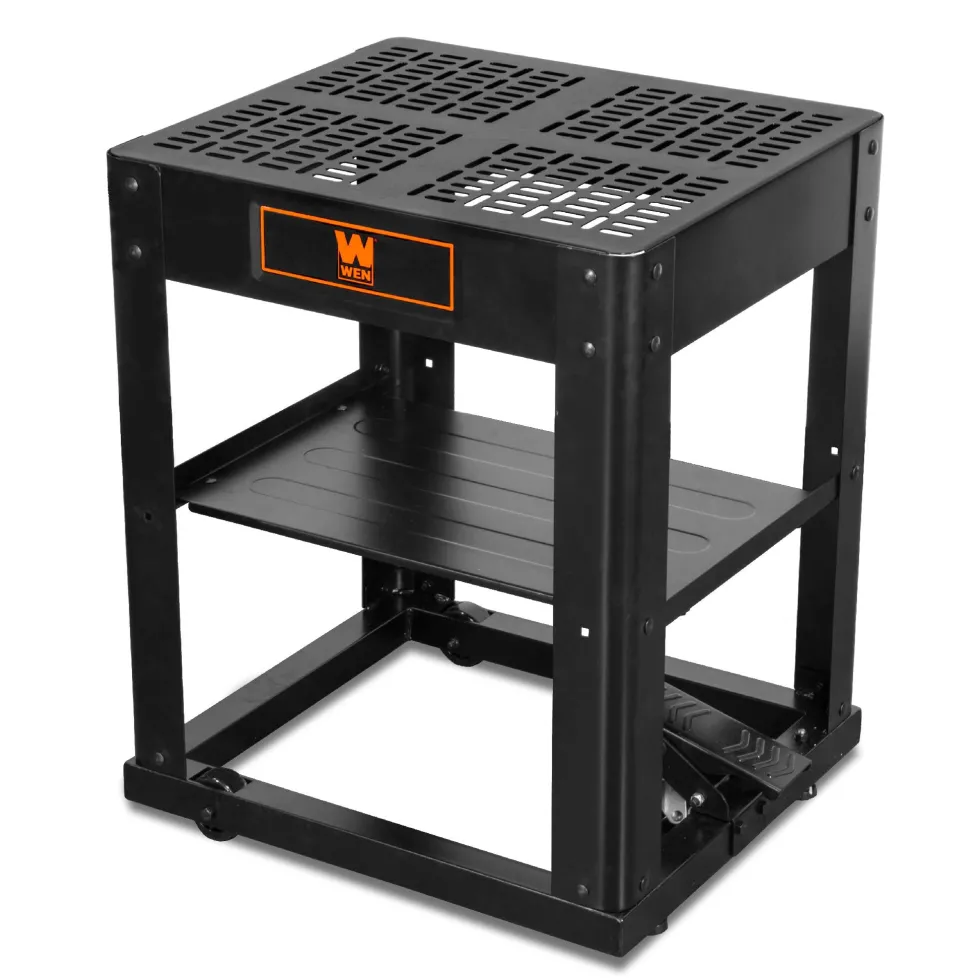 WEN 6588T Multi-Purpose Planer Stand with Storage Shelf and Rolling Base