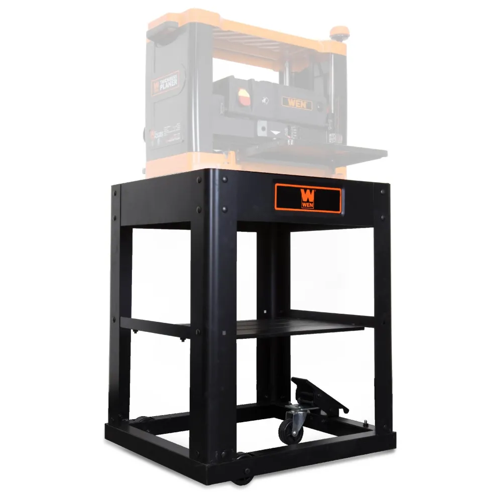 WEN 6588T Multi-Purpose Planer Stand with Storage Shelf and Rolling Base