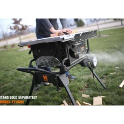 WEN TT1015 15-Amp 2 HP 10-Inch Industrial Benchtop Jobsite Table Saw
