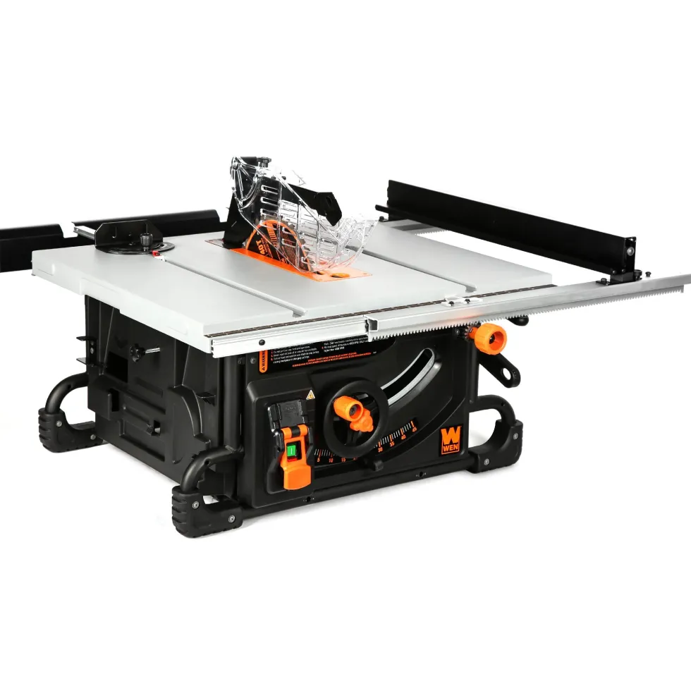 WEN TT1015 15-Amp 2 HP 10-Inch Industrial Benchtop Jobsite Table Saw