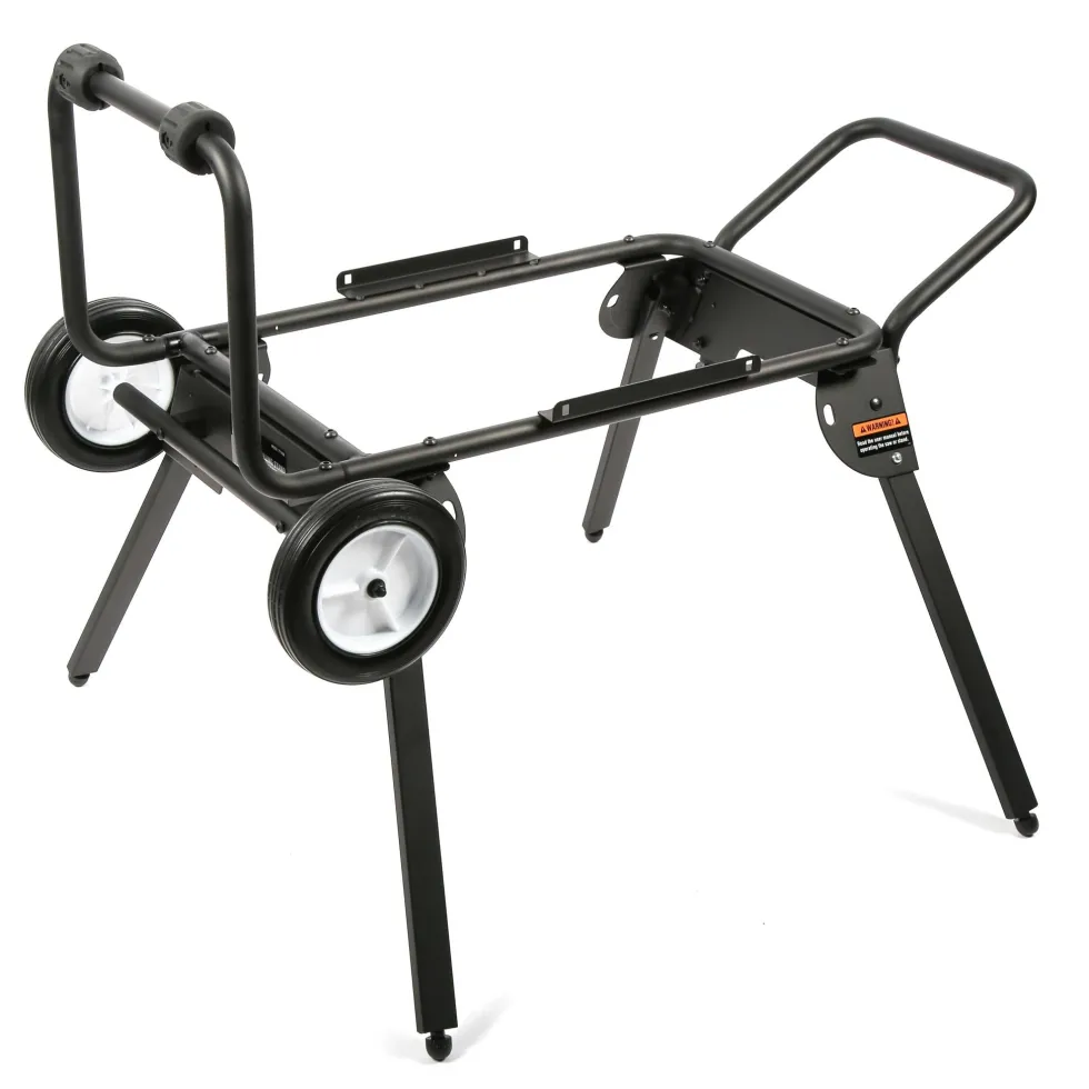 WEN TT1088 Rolling Mobile Table Saw Stand for 10-Inch Industrial Benchtop Jobsite Table Saws