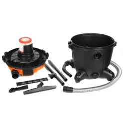 WEN VC9209 10-Amp 9.25-Gallon 6.5 Peak HP Wet/Dry Shop Vacuum and Blower with 0.3-Micron HEPA Filter, Hose, and Accessories