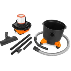 WEN VC4710 10-Amp 5-Gallon Portable HEPA Wet/Dry Shop Vacuum and Blower with 0.3-Micron Filter, Hose, and Accessories
