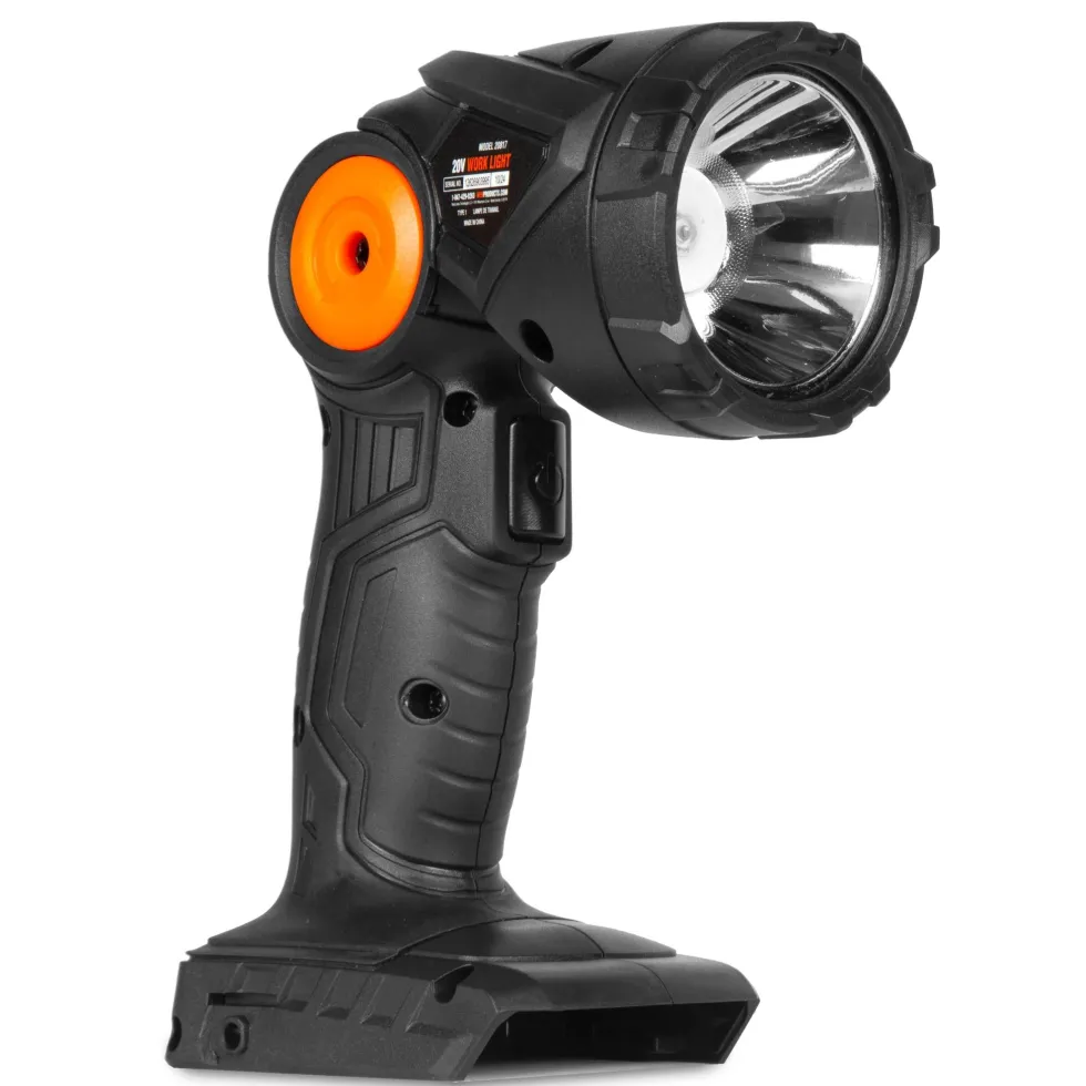 WEN 20VK3DBT 20V Max Cordless Drill, Brushless Compact Impact Driver, and LED Work Light / Flashlight Combo Kit (Tool Only - Battery Not Included)