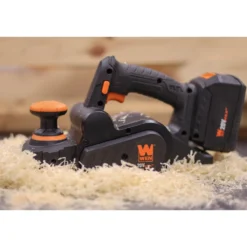 WEN 20653 20V Max Brushless Cordless 3-1/4-Inch Hand Planer with 4.0 Ah Lithium-Ion Battery and Charger