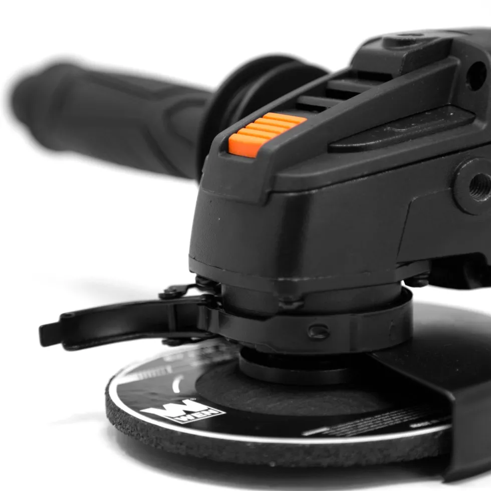 WEN 20944 20V Max Brushless Cordless 4-1/2-Inch Angle Grinder with 4.0Ah Lithium-Ion Battery and Charger