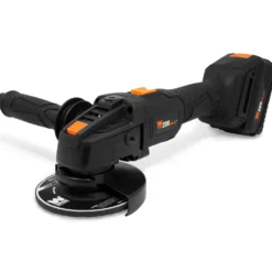 WEN 20944 20V Max Brushless Cordless 4-1/2-Inch Angle Grinder with 4.0Ah Lithium-Ion Battery and Charger