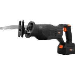 WEN 20630 20V Max Brushless Cordless Reciprocating Saw with 4.0Ah Lithium-Ion Battery and Charger