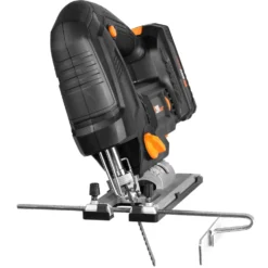 WEN 20670 20V Max Cordless Brushless Auto-Speed Jigsaw with 4.0Ah Lithium Ion Battery and Charger