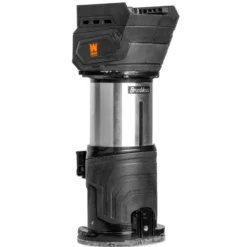 WEN 20610 20V Max Cordless Brushless Compact Trim Router with Fixed Base, 4Ah Lithium-Ion Battery, and Charger