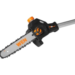 WEN 20759 20V Max Cordless Brushless 8 Inch Pole Saw with 4.0Ah Battery and Charger