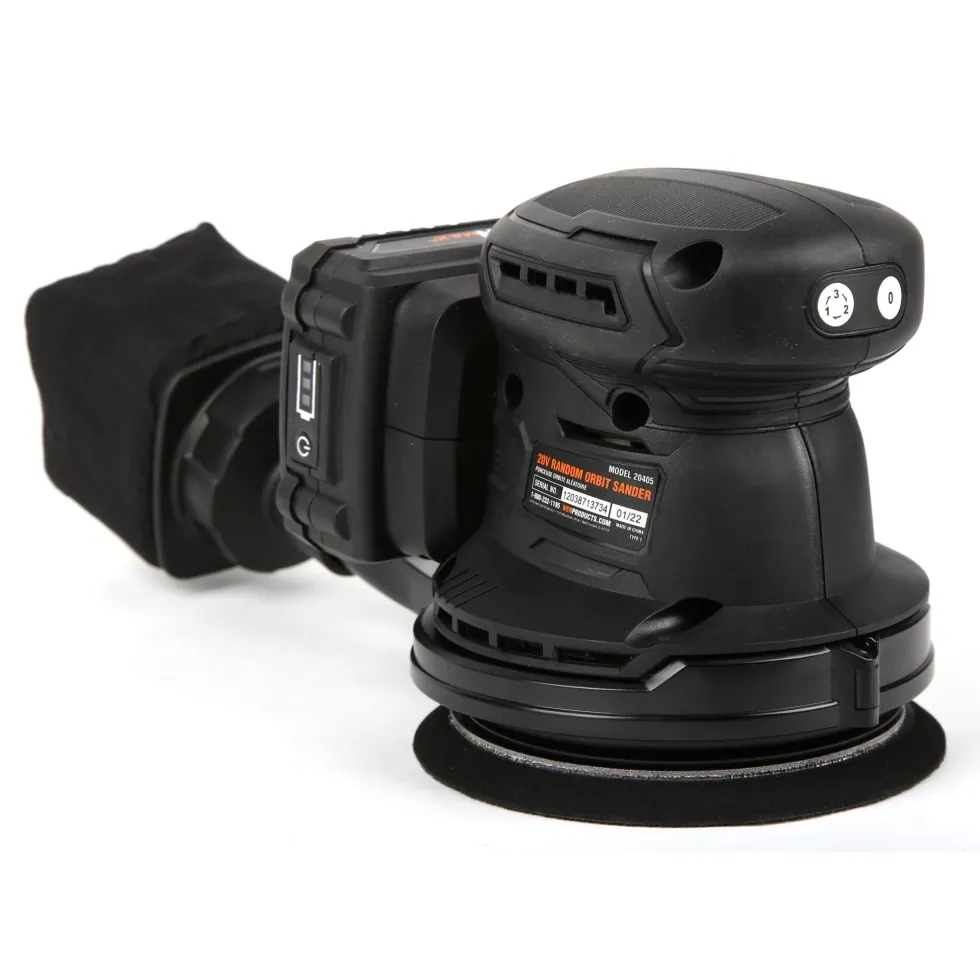 WEN 20405 20V Max Cordless Brushless 5-Inch Random Orbit Rotary Sander with 2.0 Ah Lithium-Ion Battery and Charger