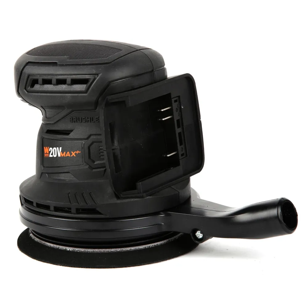 WEN 20405 20V Max Cordless Brushless 5-Inch Random Orbit Rotary Sander with 2.0 Ah Lithium-Ion Battery and Charger