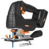 WEN 20667 20V Max Cordless Brushless Jigsaw with 4.0 Ah Lithium Ion Battery and Charger