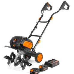 WEN 20724 20V Max Cordless 14-Inch Brushless Electric Tiller