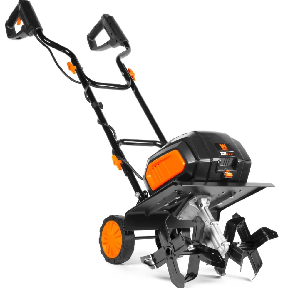 WEN 20724 20V Max Cordless 14-Inch Brushless Electric Tiller