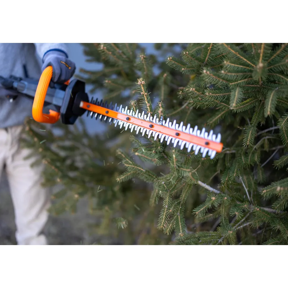 WEN 20815 20V Max Cordless 20-Inch Hedge Trimmer with 2Ah Battery and Charger