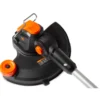 WEN 20813 20V Max Cordless 2-in-1 String Trimmer and Edger with 12-Inch Cutting Diameter, 2Ah Battery and Charger