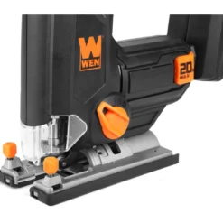 WEN 20661 20V Max Cordless Jigsaw with 2.0 Ah Lithium Ion Battery and Charger