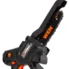 WEN 20736 20V Max Cordless Mini Chainsaw with 6-Inch Bar, 4Ah Battery and Charger
