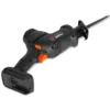 WEN 20631 20V Max Cordless Reciprocating Saw, Brushless Compact One-Handed Design with 4.0 Ah Lithium-Ion Battery and Charger