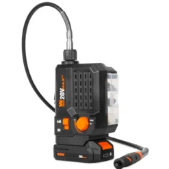 WEN 20923 20V Max Cordless Variable Speed Rotary Tool Station with Flex Shaft, 40 Accessories, 2Ah Li-Ion Battery, and Charger
