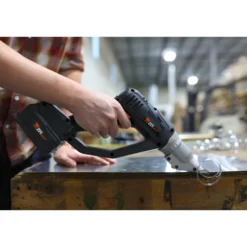 WEN 20314 20V Max Cordless Variable Speed Swivel Head Electric Metal Shear with 2Ah Lithium Ion Battery and Charger