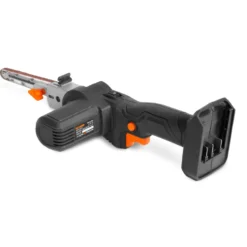 WEN 20438 20V Max Cordless Variable Speed Detailing File Sander, Brushless with 2.0 Ah Lithium-Ion Battery and Charger