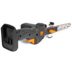 WEN 20438 20V Max Cordless Variable Speed Detailing File Sander, Brushless with 2.0 Ah Lithium-Ion Battery and Charger