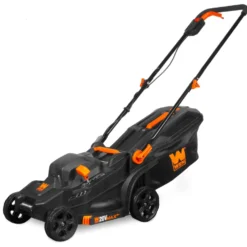 WEN 20835 20V Max 15-Inch Cordless Brushless Lawn Mower with 5Ah Battery and Charger