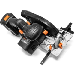 WEN 20625 20V Max 6.5-Inch Cordless Circular Saw with 4.0 Ah Lithium-Ion Battery and Charger