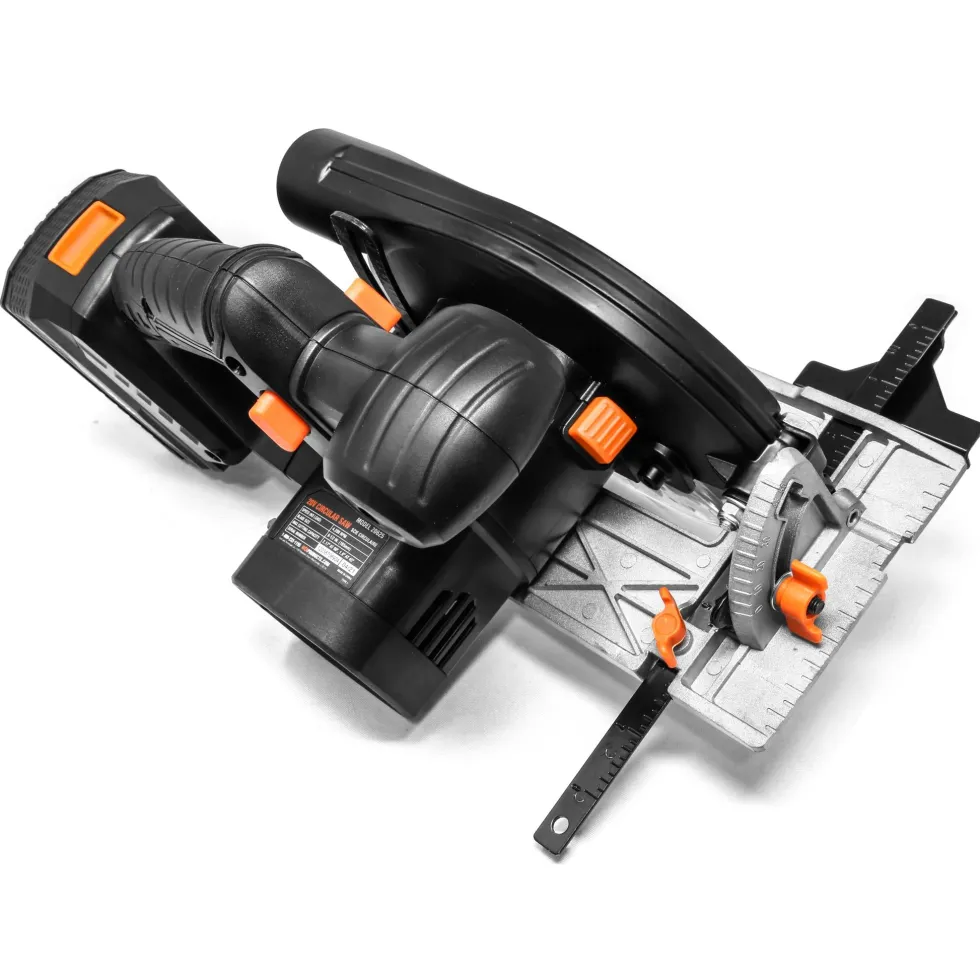 WEN 20625 20V Max 6.5-Inch Cordless Circular Saw with 4.0 Ah Lithium-Ion Battery and Charger