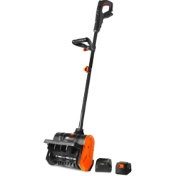 WEN 20720 20V Max 12-Inch Cordless Snow Shovel with 5Ah Battery and Charger