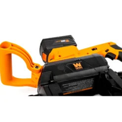 WEN 20496 20V Max 5-Inch Variable Speed Cordless Portable Metal Band Saw with 5.0 Ah Lithium Ion Battery and Charger