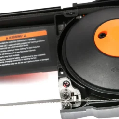 WEN 20496 20V Max 5-Inch Variable Speed Cordless Portable Metal Band Saw with 5.0 Ah Lithium Ion Battery and Charger