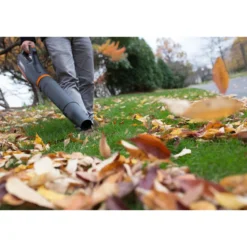 WEN 40410 40V Max Lithium-Ion 480 CFM Brushless Leaf Blower with 2Ah Battery & Charger