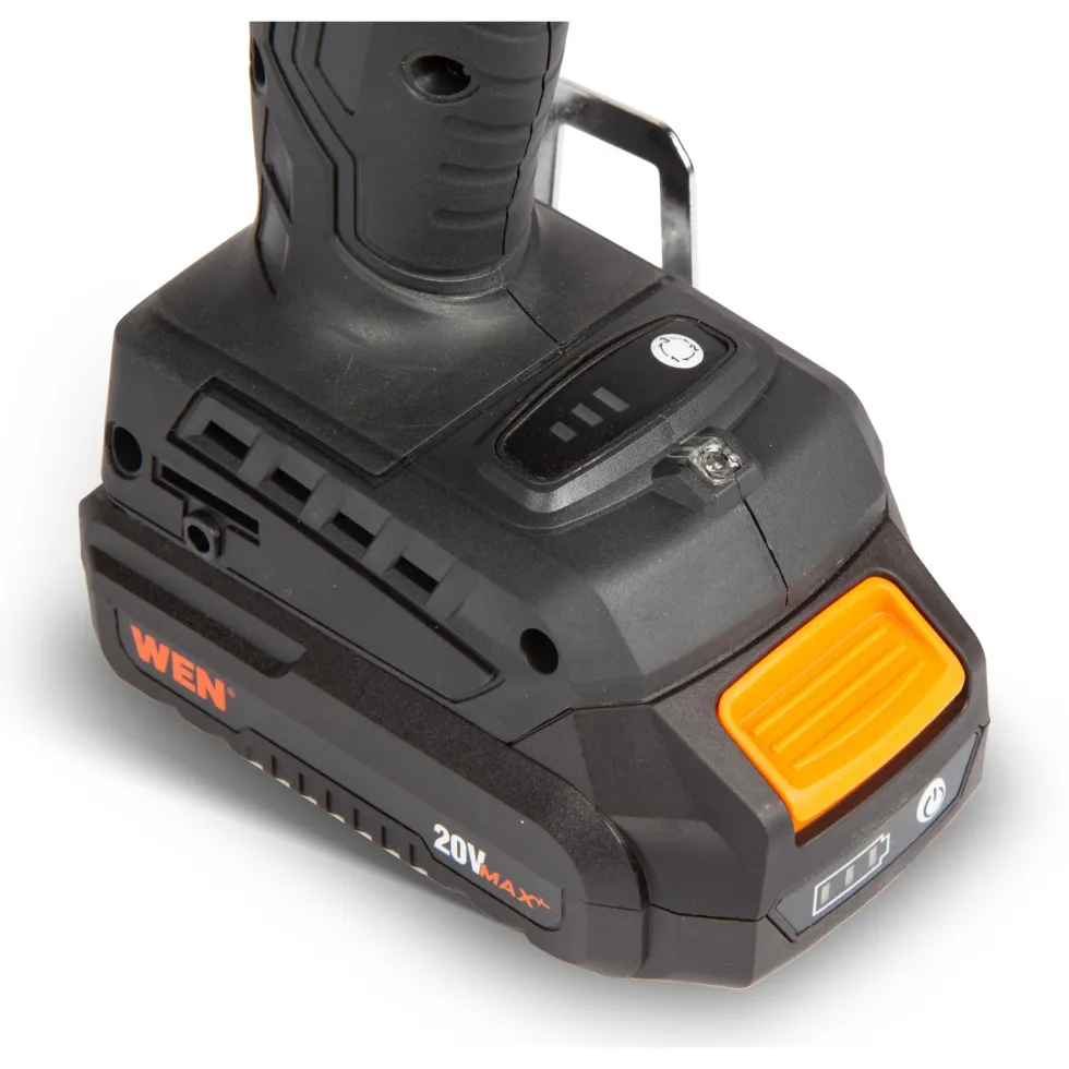 WEN 20136 20V MAX Lithium-Ion 1/4-Inch Brushless Cordless Compact Impact Driver with 2.0 Ah Battery and Charger