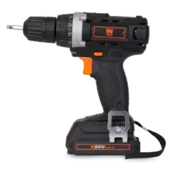 WEN 49120 20-Volt MAX Lithium-Ion Cordless Drill/Driver w/ Bits and Carrying Bag