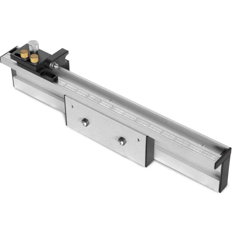 WEN WA1402 18-Inch Premium Aluminum Miter Gauge Fence with Flip-down