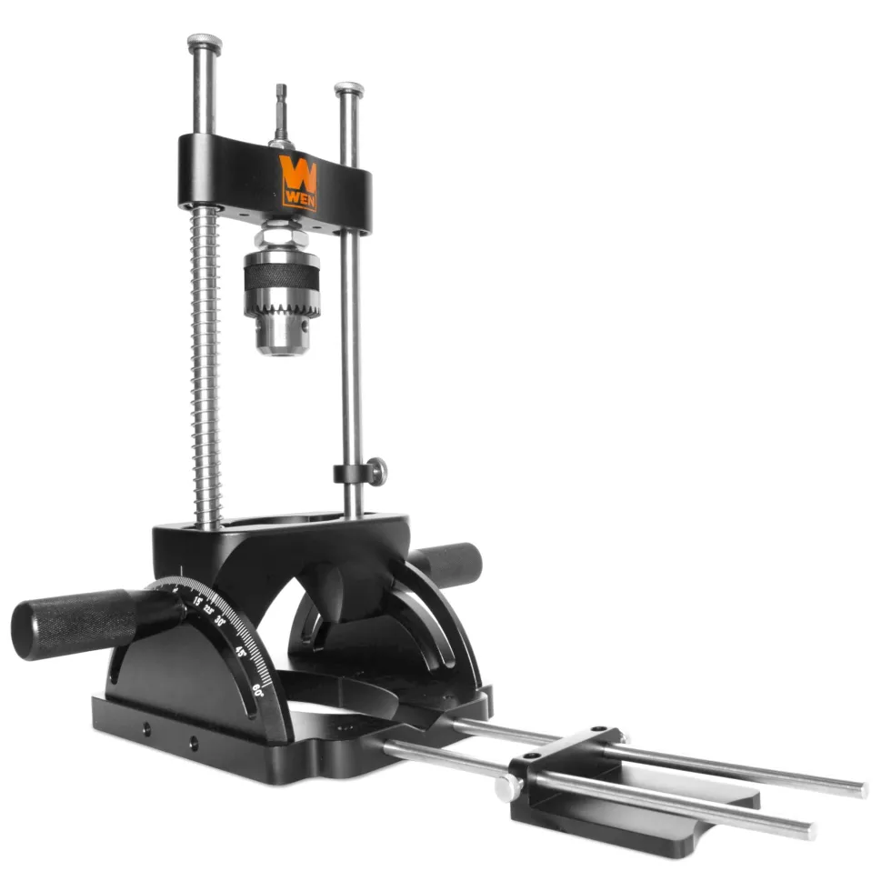 WEN WA1412 Portable Drill Guide, Heavy-Duty and Adjustable Precision Drill Press