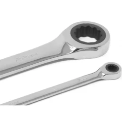 WEN WR161M 16-Piece Professional-Grade Ratcheting Metric Combination Wrench Set with Storage Pouch